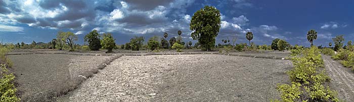 Typical rural Landscape on Don Khone by Asienreisender
